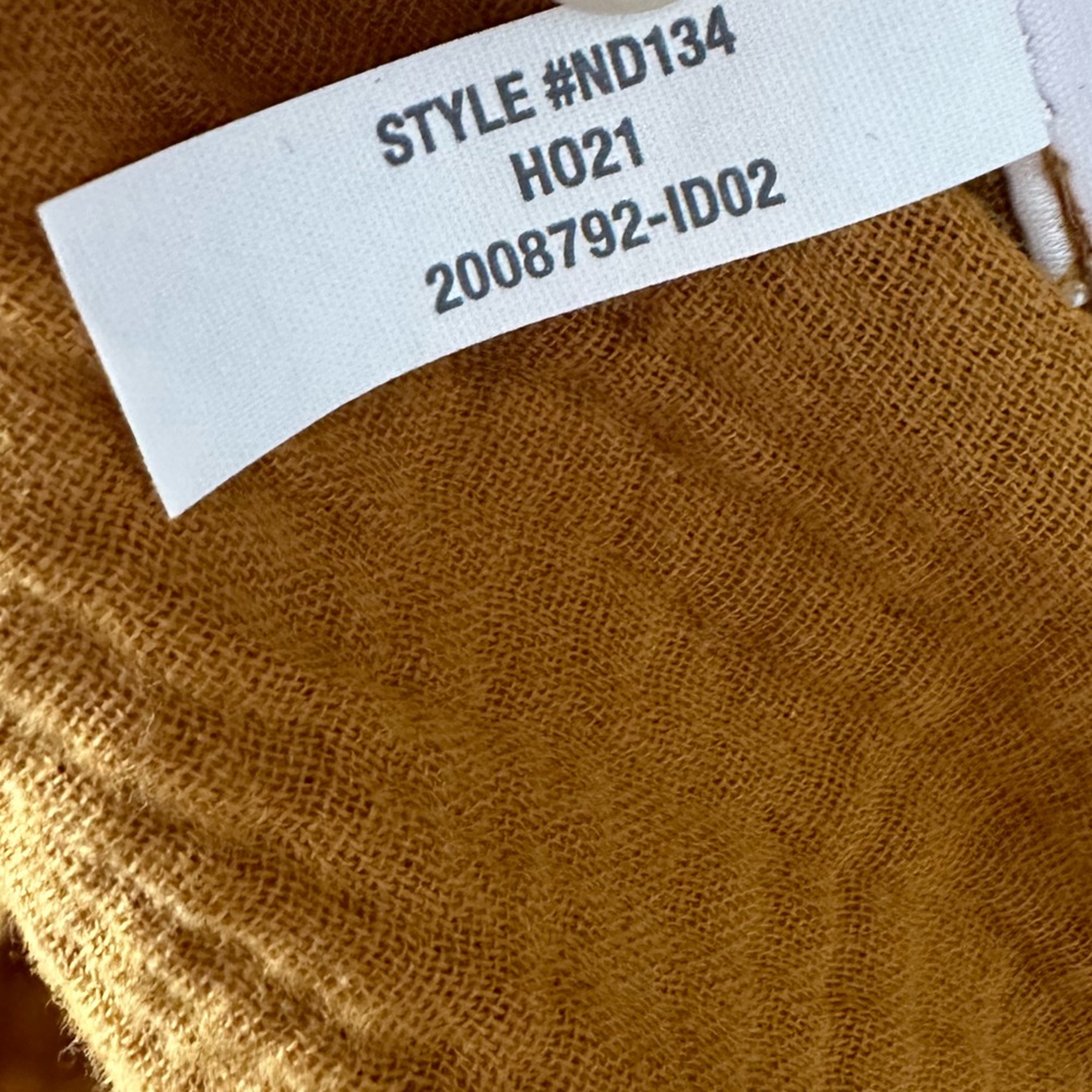 Madewell Double-Gauze Smocked Mini Skirt Antique gold ladies‎ Small - Picture 7 of 10